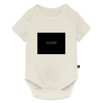 CHUTE SEPT FOIS - Body à manches courtes Premium Bébé - blanc cassé - Devant