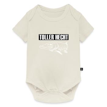 Angeln - Baby Premium Kurzarmbody - Naturweiß - Vorne
