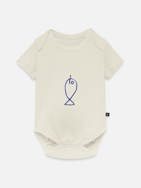 Magic Fish - Baby Premium Kurzarmbody - Naturweiß