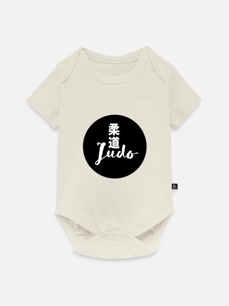 Judo - Baby Premium Kurzarmbody - Naturweiß