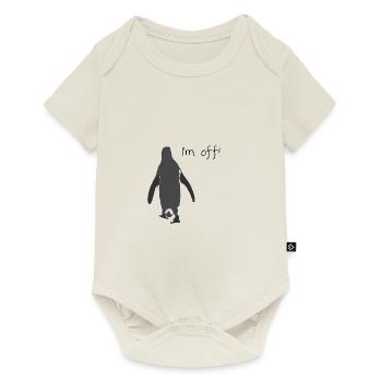 I'm off! - Baby Premium Kurzarmbody - Naturweiß - Vorne