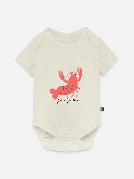 Hummer - Lobster - Baby Premium Kurzarmbody - Naturweiß