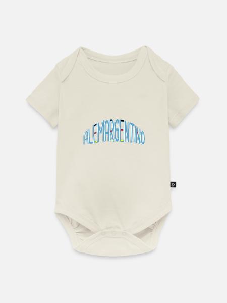 Argentinien-Deutsche deutsch-argentinisch Geschenk - Baby Premium Kurzarmbody - Naturweiß