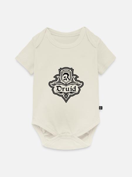 Druiden-RPG-Charakterklassen - Baby Premium Kurzarmbody - Naturweiß