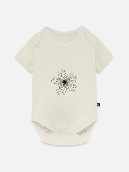 Pusteblume - Baby Premium Kurzarmbody - Naturweiß