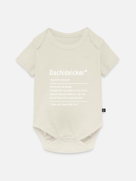 Dachdecker - Definition - Lexikon - Baby Premium Kurzarmbody - Naturweiß