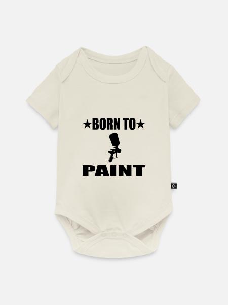 Lackierer - Baby Premium Kurzarmbody - Naturweiß