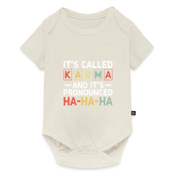 It's Called Karma Sarcasm Sarcastic - Baby Premium short-sleeve bodysuit - off white - Front