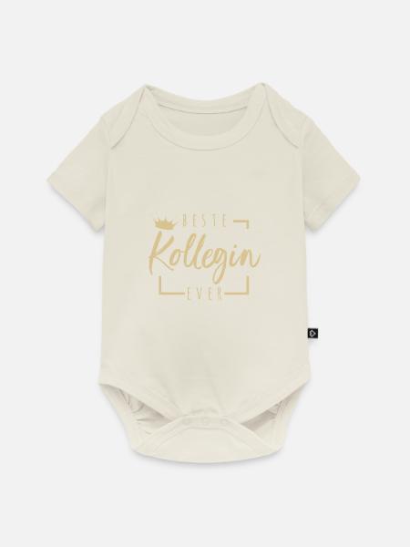 Beste Kollegin Ever - Baby Premium Kurzarmbody - Naturweiß