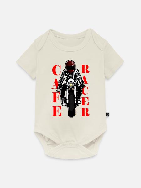 Cafe Racer - Baby Premium Kurzarmbody - Naturweiß