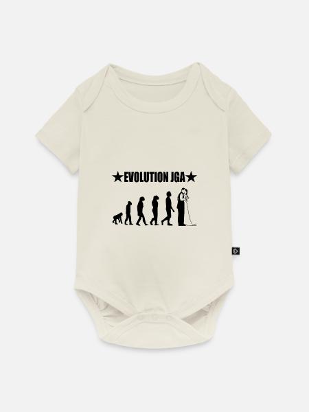 Junggesellenabschied - Baby Premium Kurzarmbody - Naturweiß