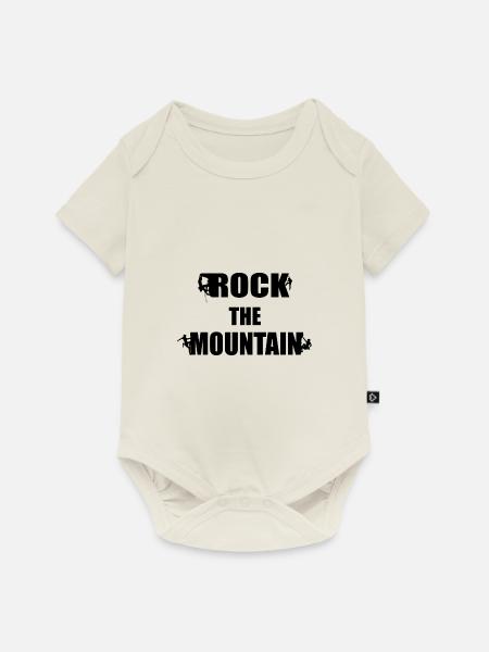 Bergsteiger - Baby Premium Kurzarmbody - Naturweiß