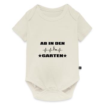 Garten - Baby Premium Kurzarmbody - Naturweiß - Vorne