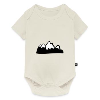 Mountains Mountain Mountains 07 - Baby Premium short-sleeve bodysuit - off white - Front
