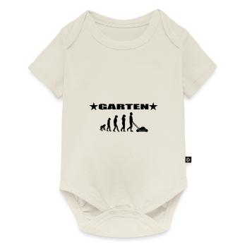 Garten - Baby Premium Kurzarmbody - Naturweiß - Vorne