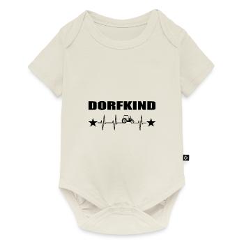 Dorfkind - Baby Premium Kurzarmbody - Naturweiß - Vorne