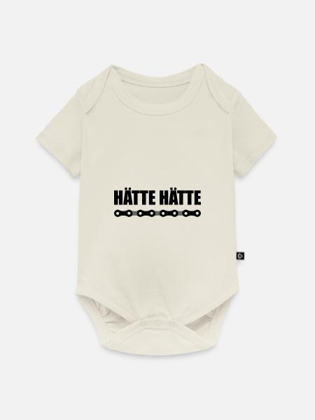 Hätte Hätte - Baby Premium Kurzarmbody - Naturweiß