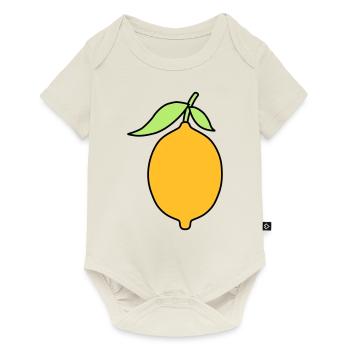 Lemon - Baby Premium short-sleeve bodysuit - off white - Front