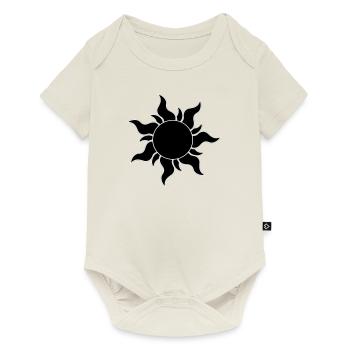 Sonne - Baby Premium Kurzarmbody - Naturweiß - Vorne