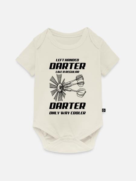 dart darter - Baby Premium Kurzarmbody - Naturweiß