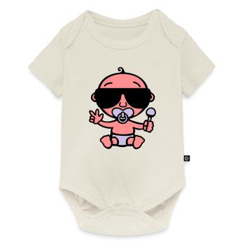 Cool Baby - Baby Premium short-sleeve bodysuit - off white - Front