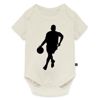 Basketball - Baby Premium Kurzarmbody - Naturweiß - Vorne