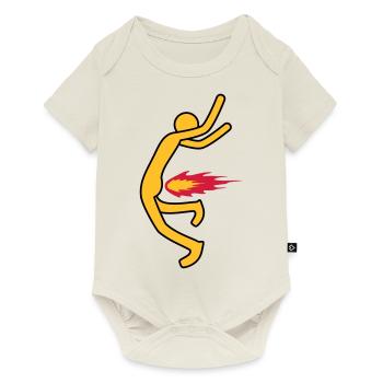 Fire Fart - Body à manches courtes Premium Bébé - blanc cassé - Devant