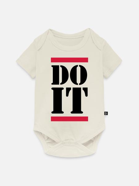 Do It - Baby Premium Kurzarmbody - Naturweiß