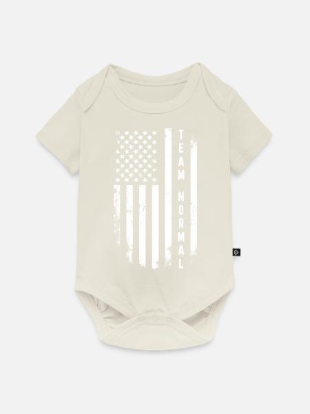 Team Normal - Baby Premium Kurzarmbody - Naturweiß