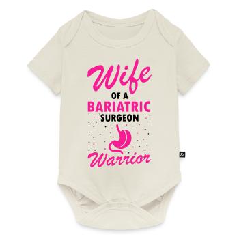 Gastric Surgery Design for Gastric Bypass Patient - Baby Premium short-sleeve bodysuit - off white - Front