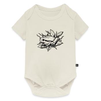 FROG - Baby Premium Kurzarmbody - Naturweiß - Vorne