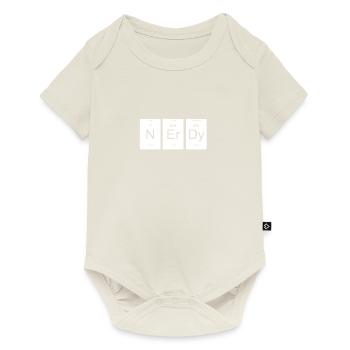 nerdy periodic table gift nerd - Baby Premium short-sleeve bodysuit - off white - Front