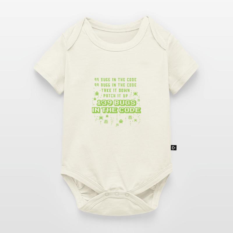 99 bogues dans le code Code Programmer Desig Desig Body à manches courtes Premium Bébé