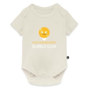 Kaugummi mit Publikum - Baby Premium Kurzarmbody - Naturweiß - Vorne