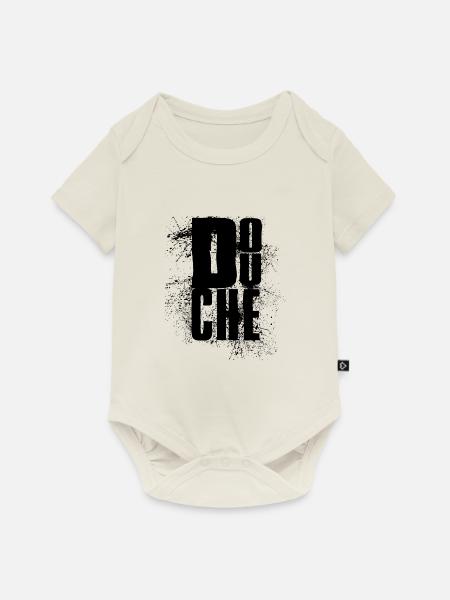 douchebag - Warmduscher - Baby Premium Kurzarmbody - Naturweiß