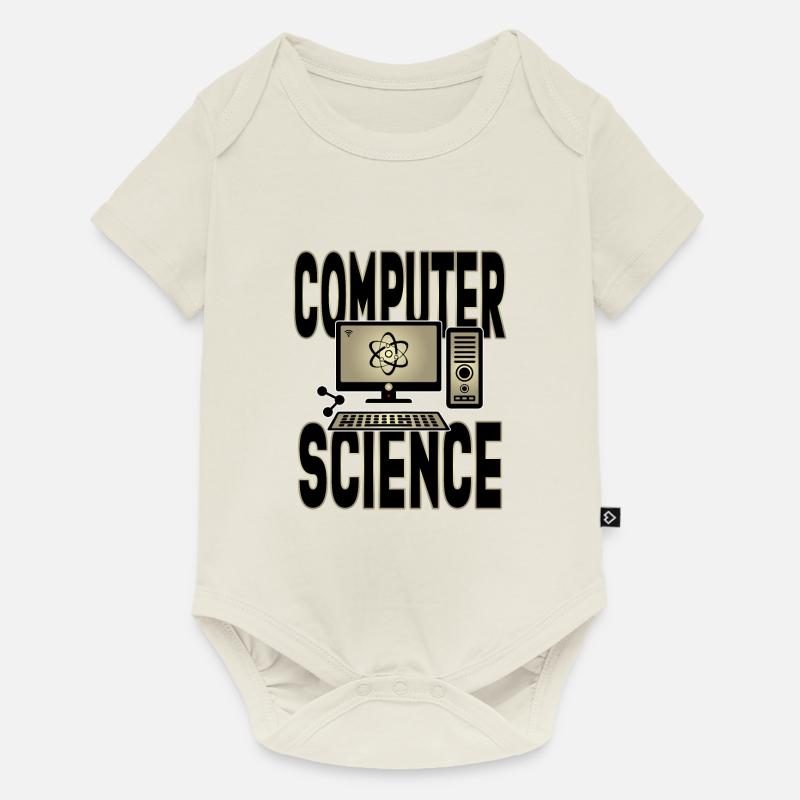 Computer Science-It, informatik - Baby Premium Kurzarmbody - Naturweiß