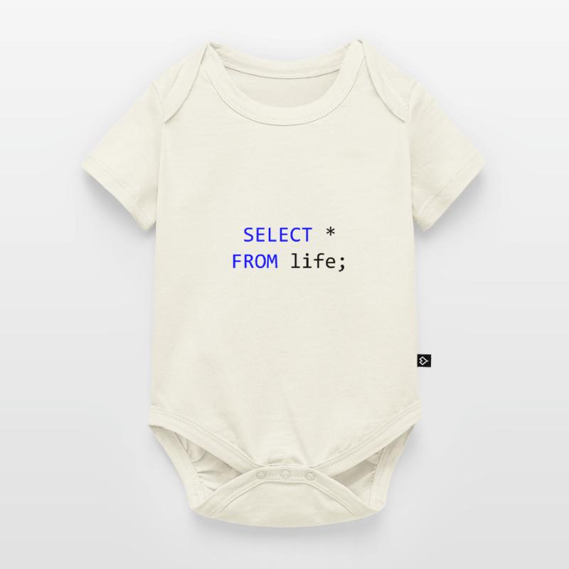 SELECT alles vom Leben- SQL-Programmierer Geschenk Baby Premium Kurzarmbody