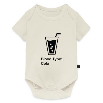 de sang; cola - Body à manches courtes Premium Bébé - blanc cassé - Devant