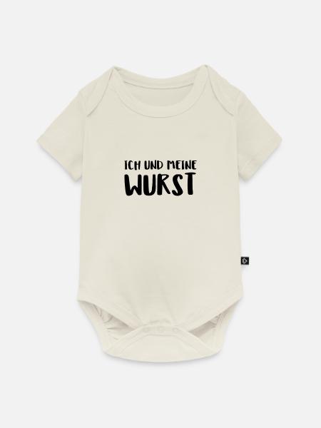 Ich Und Meine Wurst - Baby Premium Kurzarmbody - Naturweiß