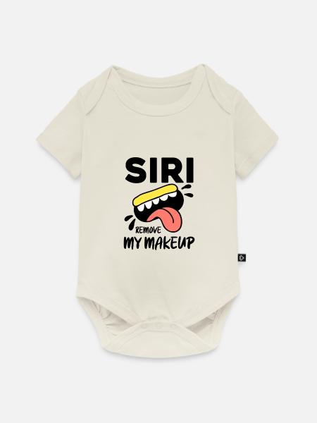 Style Trend Lustig - Baby Premium Kurzarmbody - Naturweiß