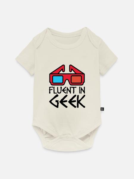 Geek Computer Nerd - Baby Premium Kurzarmbody - Naturweiß