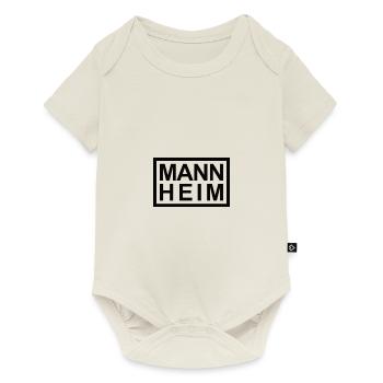 Mannheim - Baby Premium Kurzarmbody - Naturweiß - Vorne