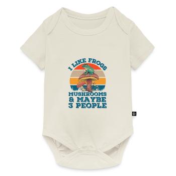 Frog - Baby Premium short-sleeve bodysuit - off white - Front