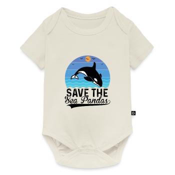 Orca Meeresbiologe Schwertwal Killerwal - Baby Premium Kurzarmbody - Naturweiß - Vorne