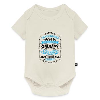 Grandpa gift idea Grandpa knows everything Grandfather saying - Baby Premium short-sleeve bodysuit - off white - Front
