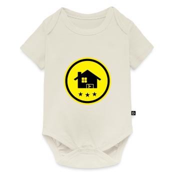 Maison Symbole Accueil - Body à manches courtes Premium Bébé - blanc cassé - Devant