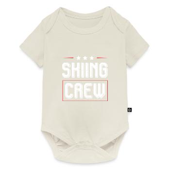 Équipe de ski - Body à manches courtes Premium Bébé - blanc cassé - Devant