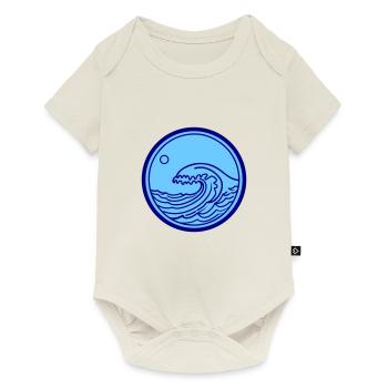 Sea Ocean Wave Water - Baby Premium short-sleeve bodysuit - off white - Front