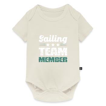 Équipe de voile - Body à manches courtes Premium Bébé - blanc cassé - Devant