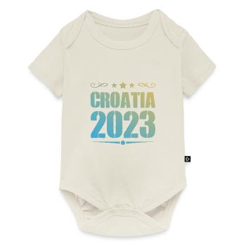 Croatia 2023 - Baby Premium short-sleeve bodysuit - off white - Front